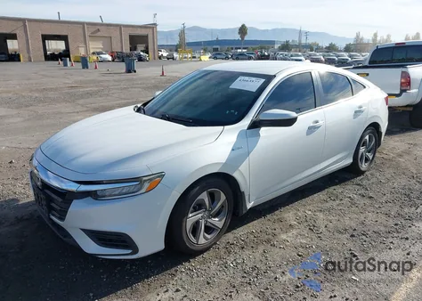 2020 Honda Insight Ex from USA, damaged, VIN 19XZE4F52LE000371